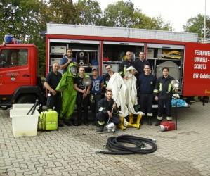 Lehrgang zum tragen von „Chemiekalienschutzanzügen“