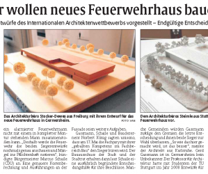 Neues Feuerwehrhaus Germersheim: Zwei Sieger!