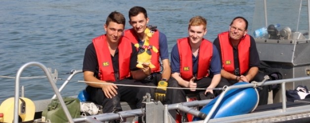 4 neue Bootsführer bei der Feuerwehr Germersheim