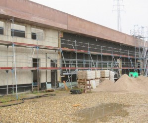 Dämmung der Außenfassade